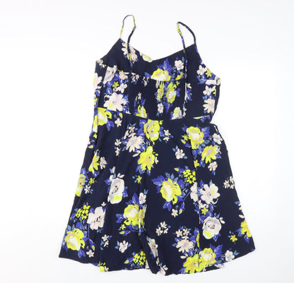 Old Navy Women's Multicoloured XL A-Line Floral Dress