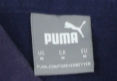 Mens UK Size M PUMA Purple Pullover Hoodie