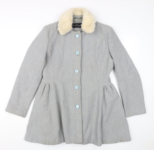 Womens UK Size 14 Covent Garden Grey Overcoat
