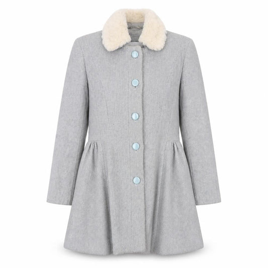 Womens UK Size 14 Covent Garden Grey Overcoat
