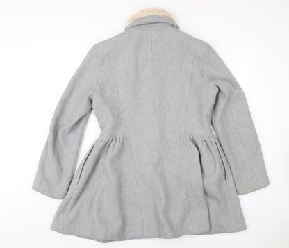 Womens UK Size 14 Covent Garden Grey Overcoat