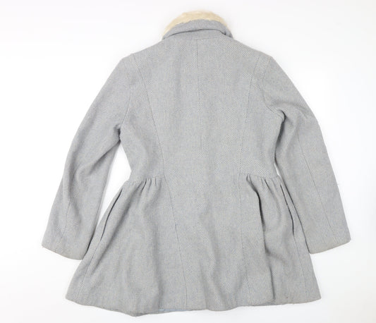Womens UK Size 14 Covent Garden Grey Overcoat