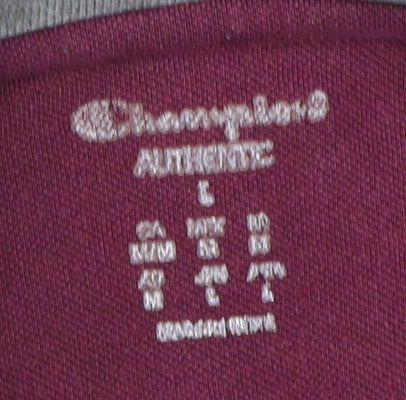 Champion Men's Purple Polo Shirt L Size Casual