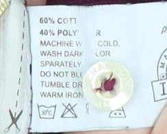 Champion Men's Purple Polo Shirt L Size Casual