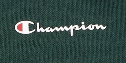 Champion Men's Green Polo Shirt - Medium Size