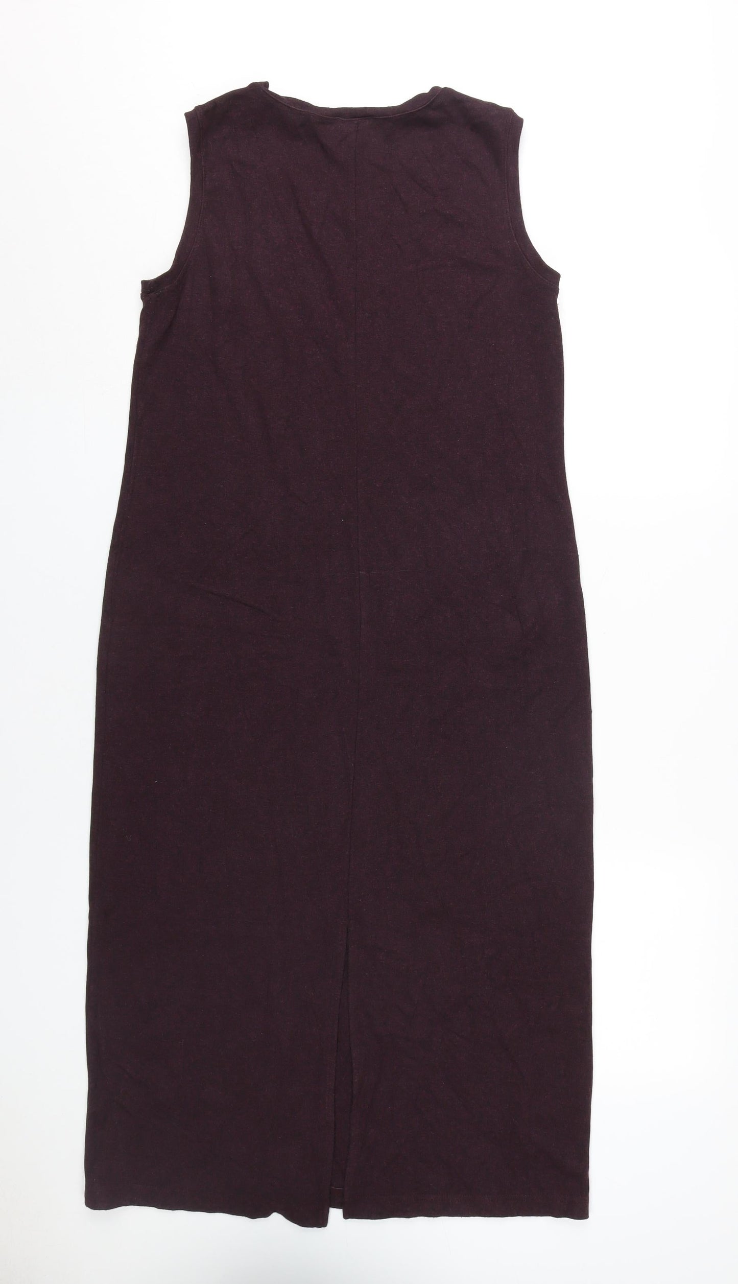 L.L. Bean Women's Purple Long Sheath Dress S