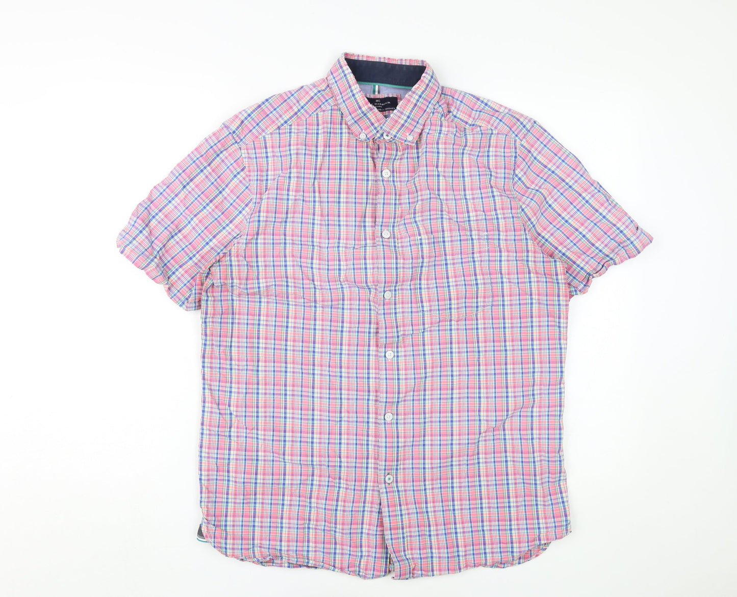 Marks and Spencer Men's Multicoloured Check Shirt M
