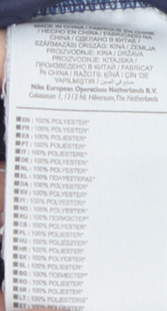 Nike Men's Blue XL Polo Top for Gym & Training