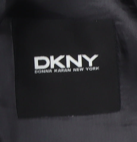 Mens UK Size 40 DKNY Regular Black Suit Jacket