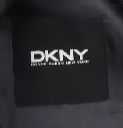 Mens UK Size 40 DKNY Regular Black Suit Jacket