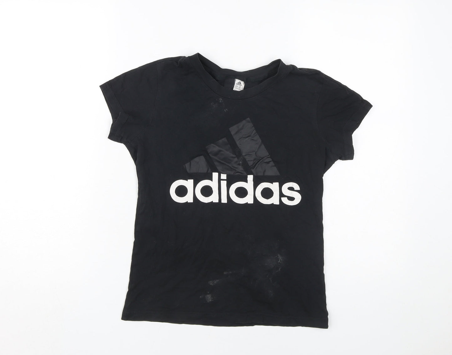 Womens UK Size XS adidas Black  T-Shirt
