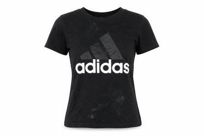 Front view of Adidas Women's Black XS T-Shirt, Casual Sporty Style