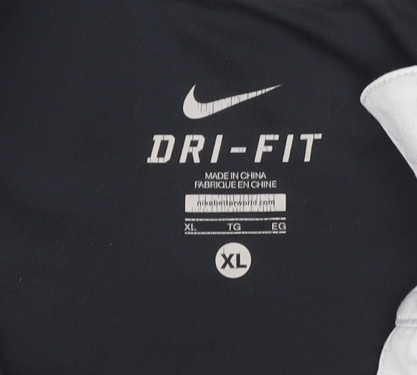 Nike Men's Black XL Polo Shirt, Gym-Ready