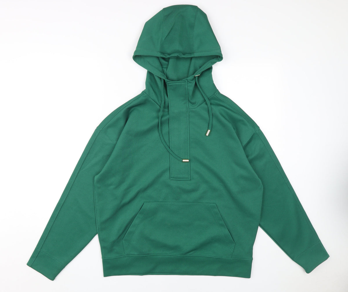 MNG Women's Green Pullover Hoodie, Size M