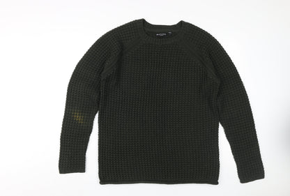 Unisex Adults UK Size L Brave Soul Green Pullover Jumper
