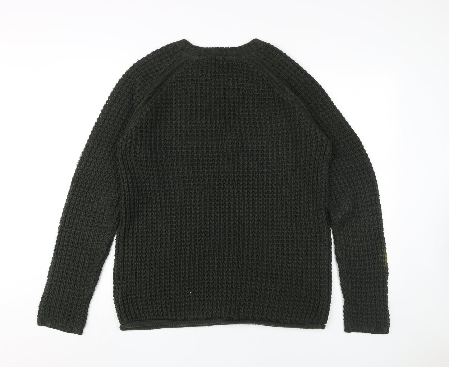 Unisex Adults UK Size L Brave Soul Green Pullover Jumper