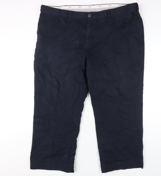 Mens UK Size 44S BHS Regular Fit  Blue Trousers