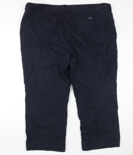 Mens UK Size 44S BHS Regular Fit  Blue Trousers