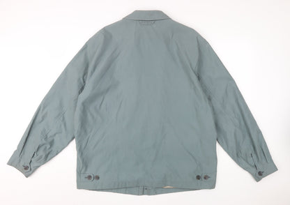 Mens UK Size 46 Bush Green Bomber Jacket