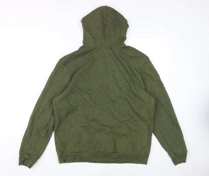 Mens UK Size M Gap Green Pullover Hoodie