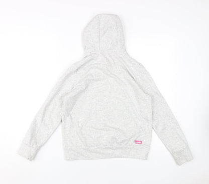 O'Neills Girls Grey Pullover Hoodie Age 10-11 Regular Fit