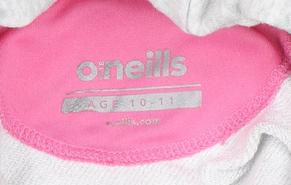O'Neills Girls Grey Pullover Hoodie Age 10-11 Regular Fit