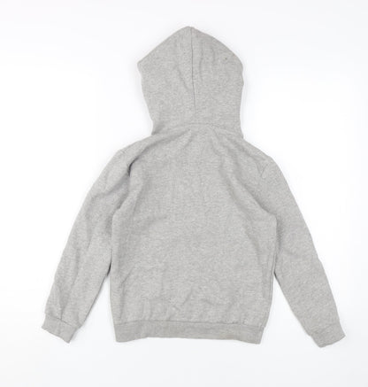 L.F.C. Grey Girls Hoodie, 7-8 Years, Long Sleeve, Logo, Casual