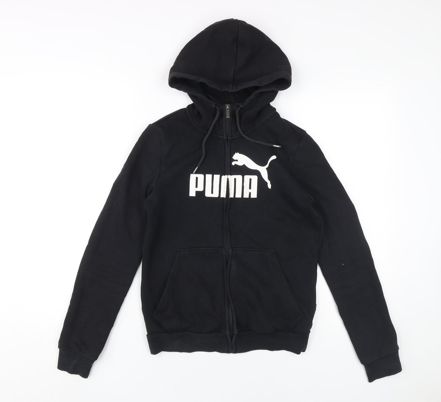 Puma Women's Black Full Zip Hoodie Size 8