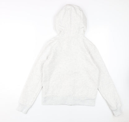 SoulCal & Co Women's White Full Zip Hoodie Size 8