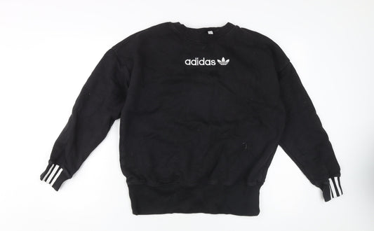 Adidas Women's Black Pullover Sweatshirt Size 12