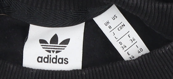 Adidas Women's Black Pullover Sweatshirt Size 12