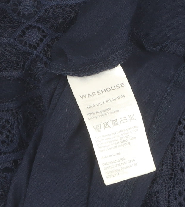 Womens UK Size 8 Warehouse Black