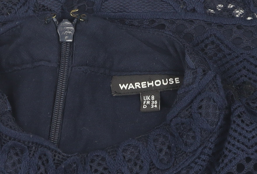 Womens UK Size 8 Warehouse Black