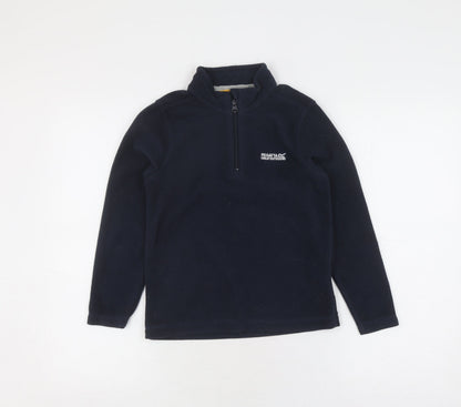 Regatta Boys Blue Fleece Sweatshirt Size 9-10 Years