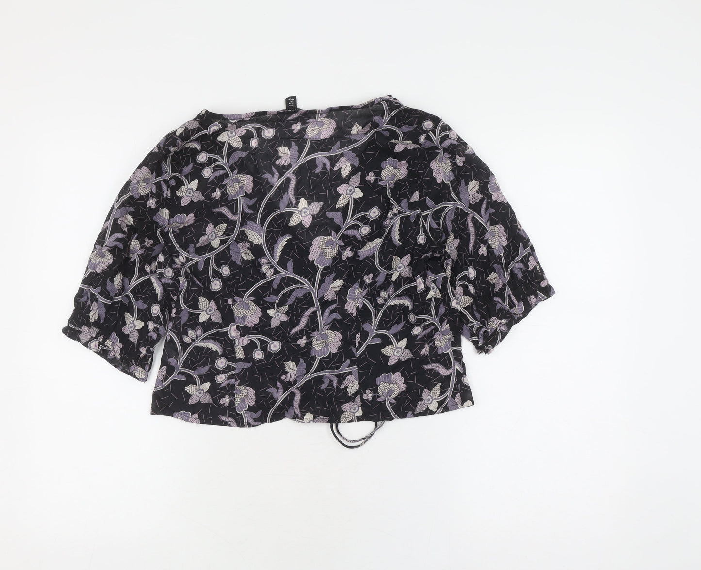 Womens UK Size 10 NEXT Black  Blouse