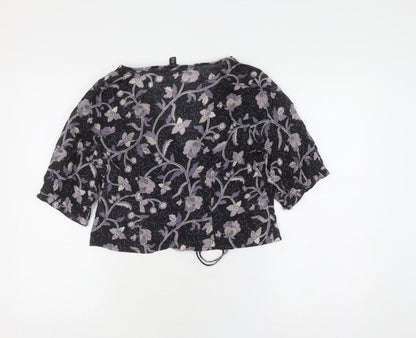 Womens UK Size 10 NEXT Black  Blouse