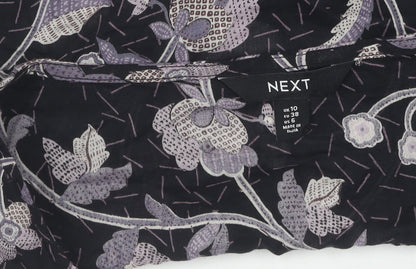 Womens UK Size 10 NEXT Black  Blouse