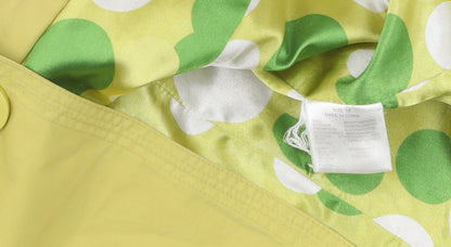 Womens UK Size 12 Unknown Yellow Overcoat