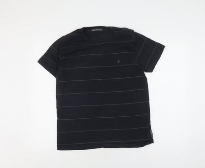 Mens UK Size L French Connection Black  T-Shirt