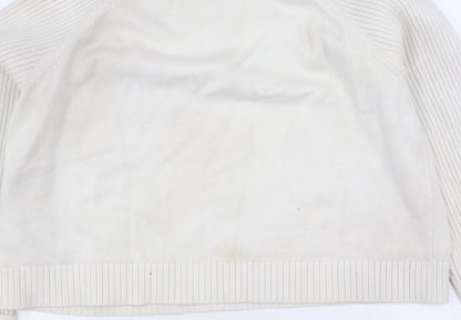 Womens UK Size 12 River Island Ivory Pullover Jumper