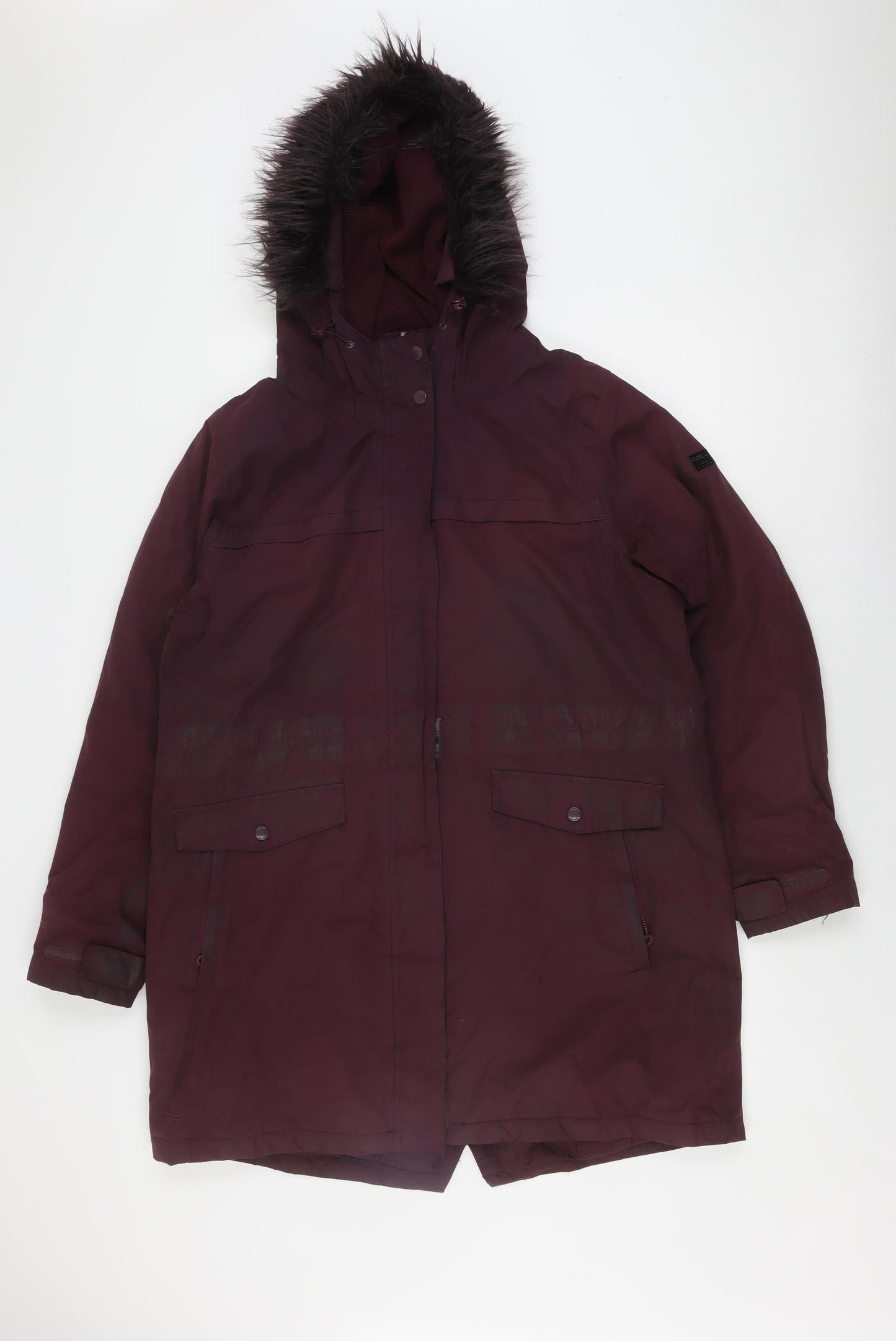 Womens UK Size 18 Regatta Purple Parka Coat