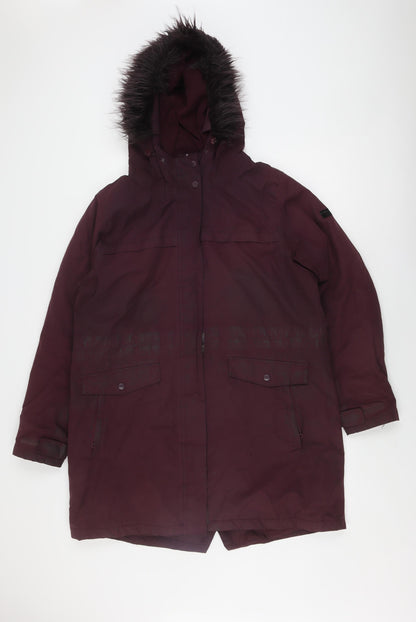 Womens UK Size 18 Regatta Purple Parka Coat