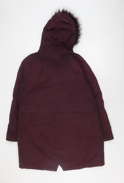 Womens UK Size 18 Regatta Purple Parka Coat