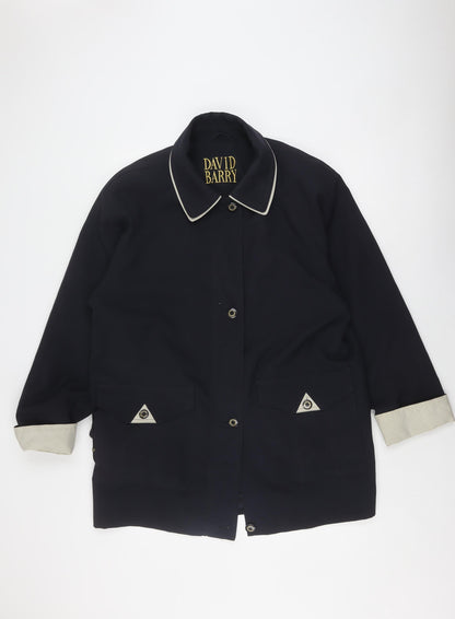 David Barry Women's Black Regular Fit Jacket