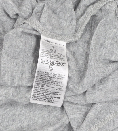 GAP Women's Grey Sleeveless Crochet Accented Dress