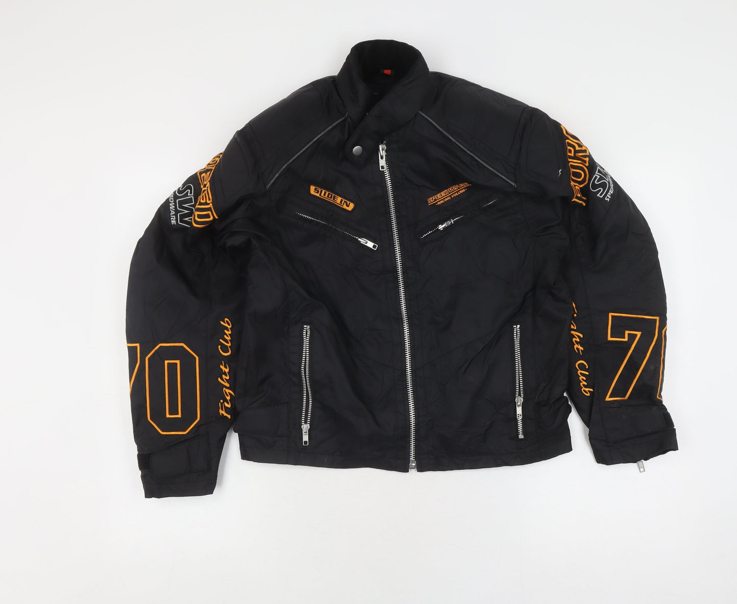 Mens UK Size XS Speedware Black Motorcycle Jacket