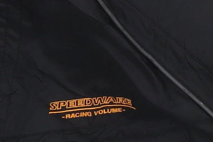Mens UK Size XS Speedware Black Motorcycle Jacket
