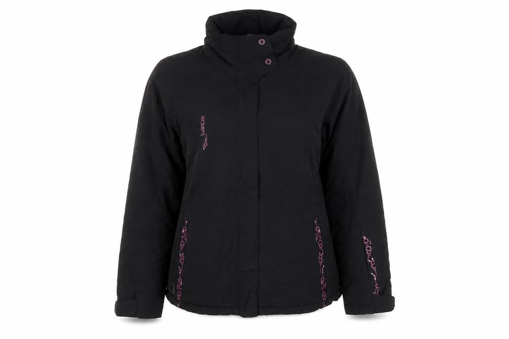 Womens UK Size 16 Wedze Black Ski Jacket