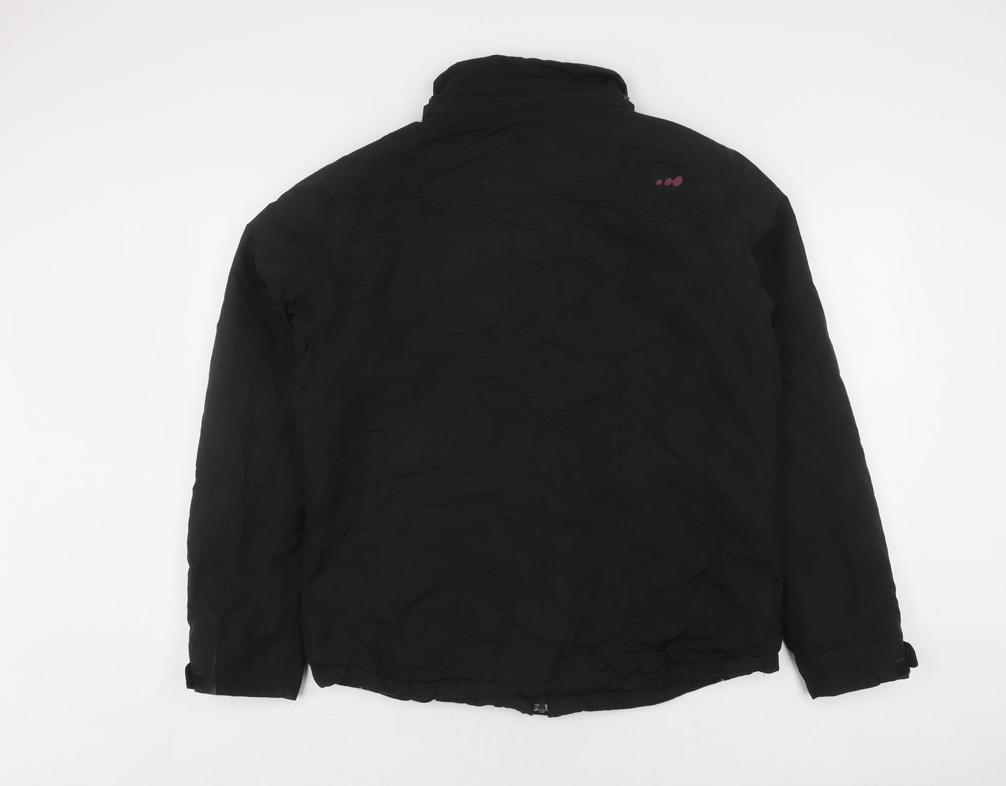 Womens UK Size 16 Wedze Black Ski Jacket