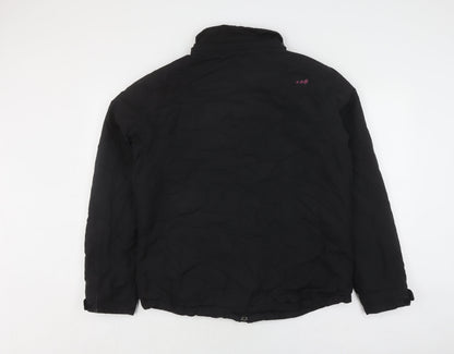 Womens UK Size 16 Wedze Black Ski Jacket